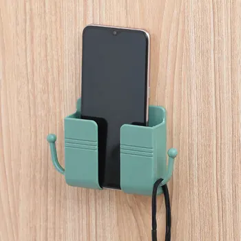 Nuotolinio Valdymo Mobilųjį Telefoną Prijungti prie Sienos Laikiklis lipnios Punch Nemokamai stalčiuko Universalus Buitiniai HANW88