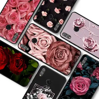 Raudonos Rožės, Gėlės Telefoną Atveju Huawei Honor 10 i 8X C 5A 20 9 10 30 lite pro Voew 10 20 V30
