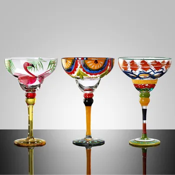 Šampanas Bokštas Taurės Plačiai Burnos Šampano Stiklo Goblet Klasikinio Martinio Taurės Retro Kokteilis Lėkštė Vyno Taurė Kūrybos Puodeliai Baras
